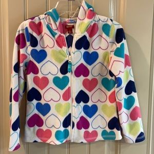 Girls Fleece Jacket by Arizona Jean By Arizona Jean Company Brand. GUC!